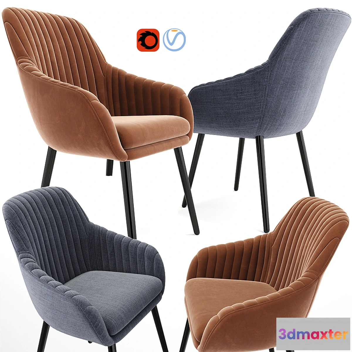 727378 - Rochelle Strip Lounge Chair 02 - No.2