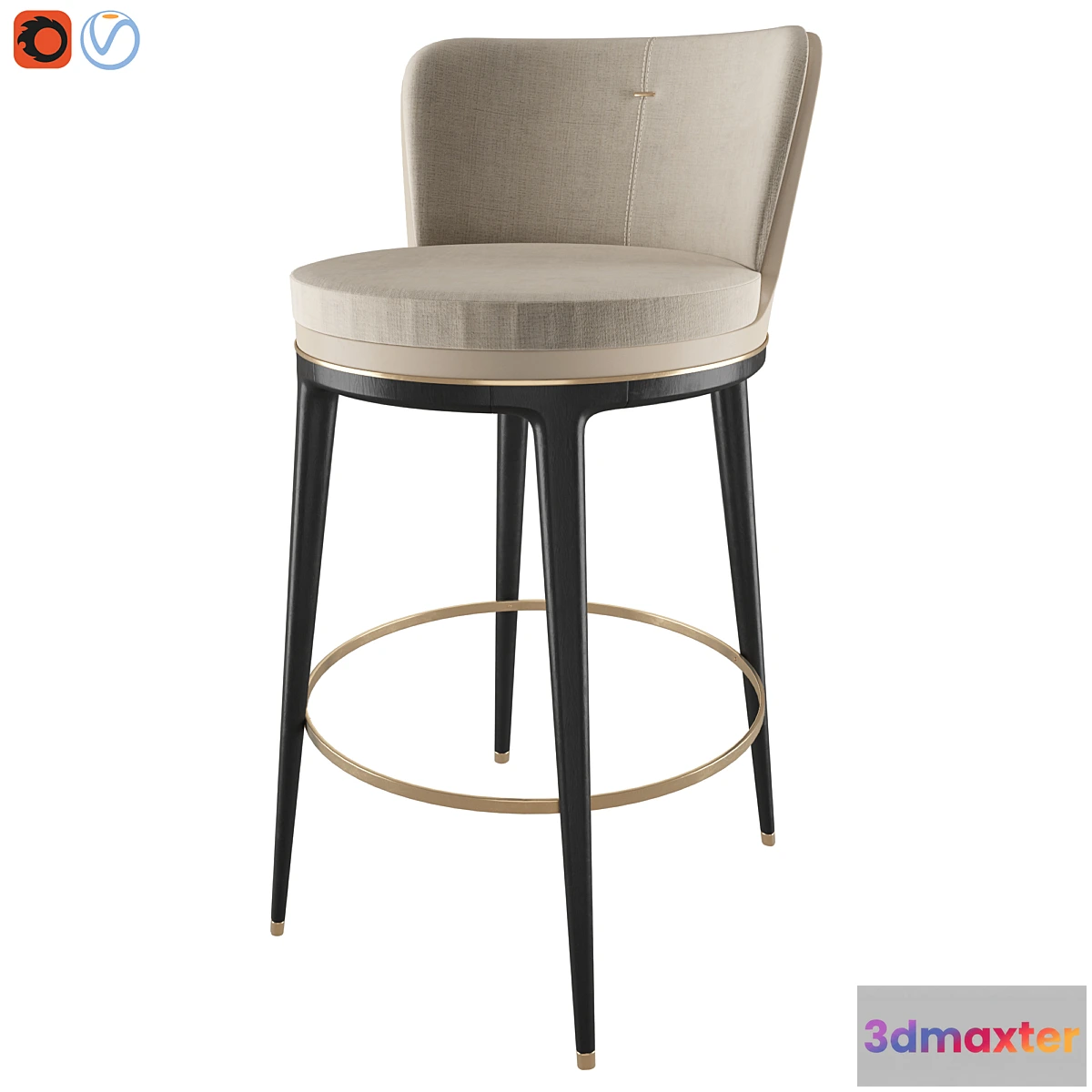 742587 - HICKS - Bar Stool - No.2