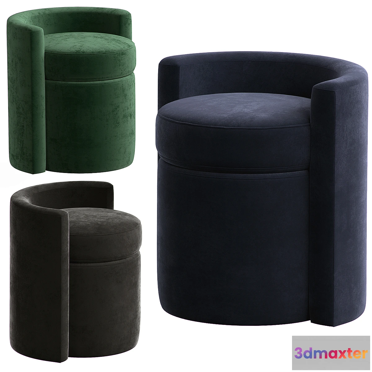 742601 - EICHHOLTZ STOOL ARCADIA - No.2