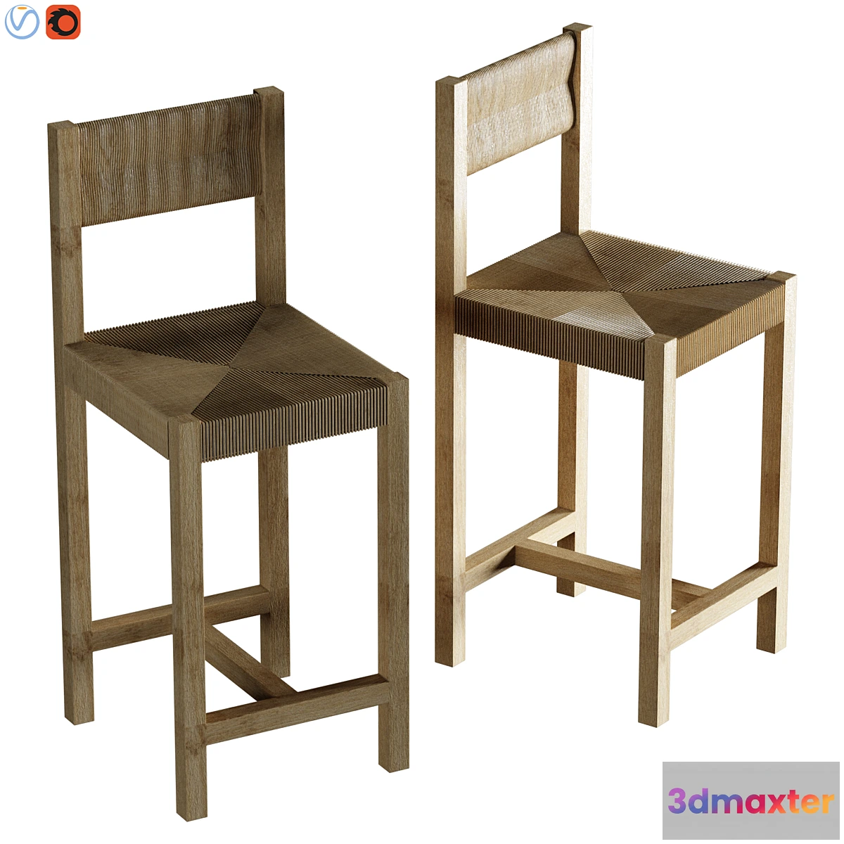 747511 - Malibu Woven Bar & Counter Stools - No.2