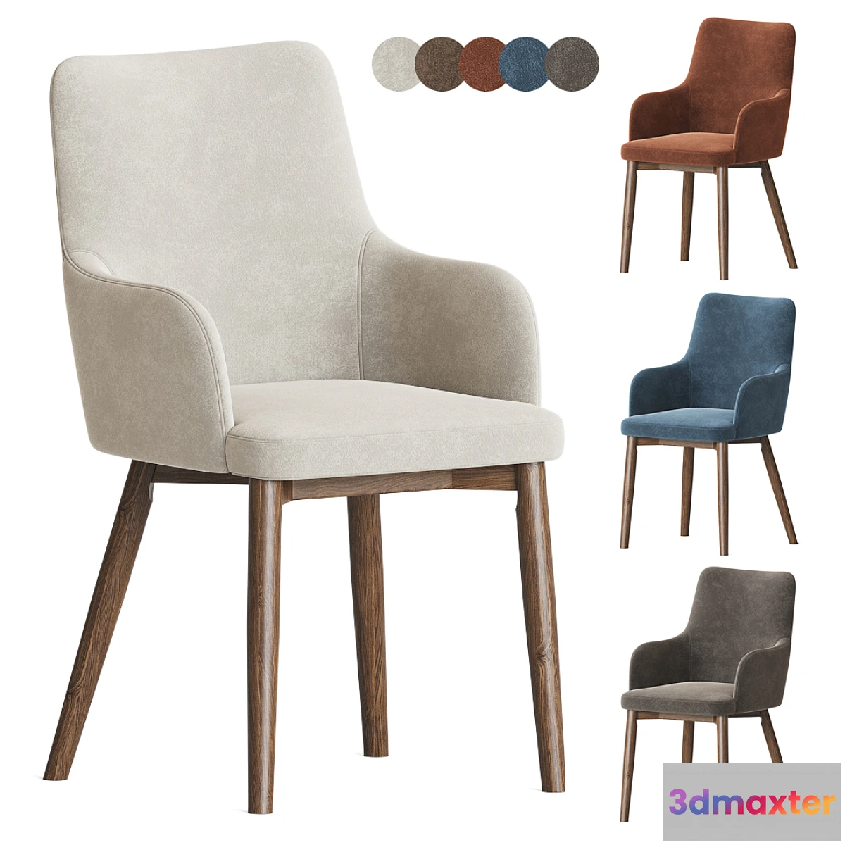 758843 - Sidcup Modern Dining Chair
