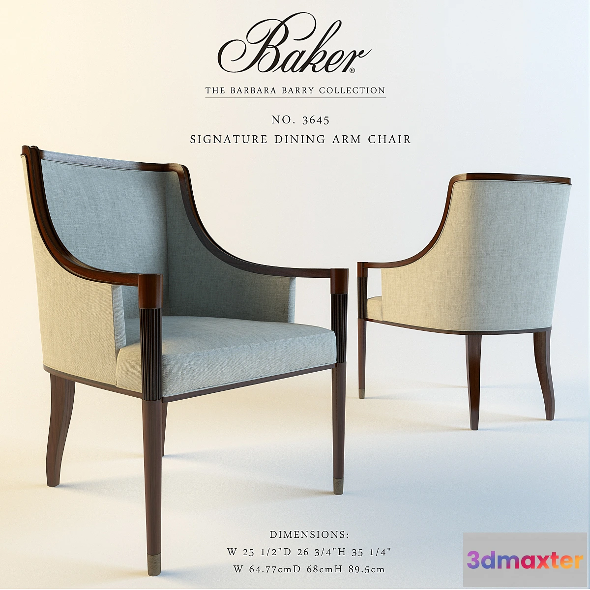 758967 - Baker_3645_SIGNATURE DINING ARM CHAIR