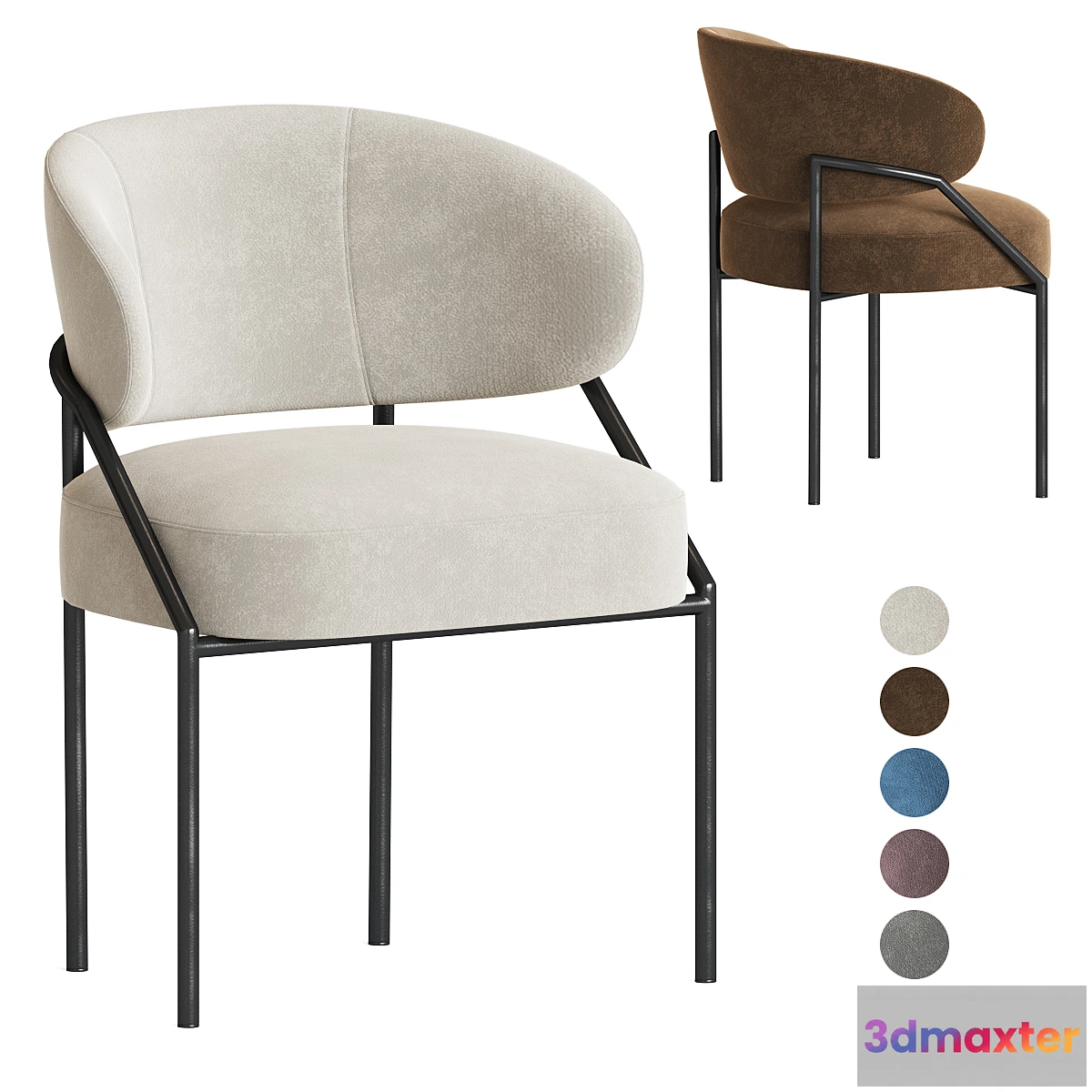 759005 - Isetta Dining Chair Meridiani - No.2