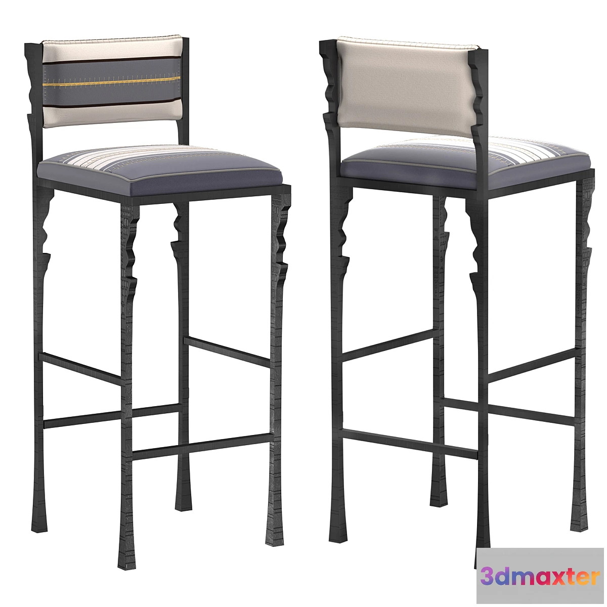 759007 - BAR STOOL ENGRENAGE - No.2