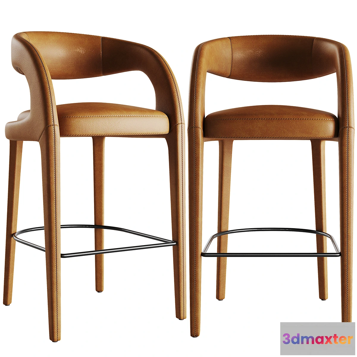 759205 - Four Hands Hawkins Bar Stool - No.2
