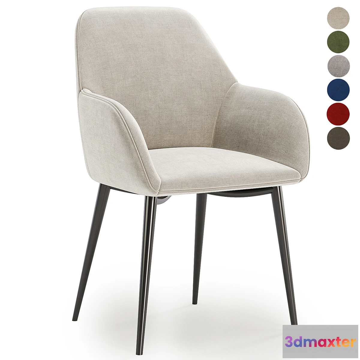 781351 - Lynton Fabric Dining Chair - No.2