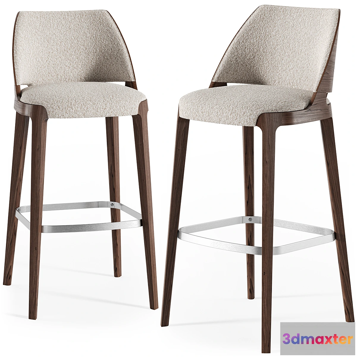 781411 - Potocco Velis wood stool - No.2