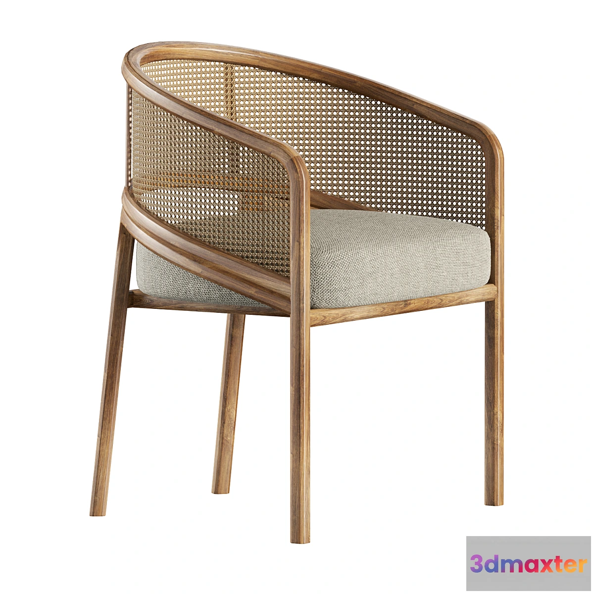 781463 - Rattan Spencer Dining Chair - No.2