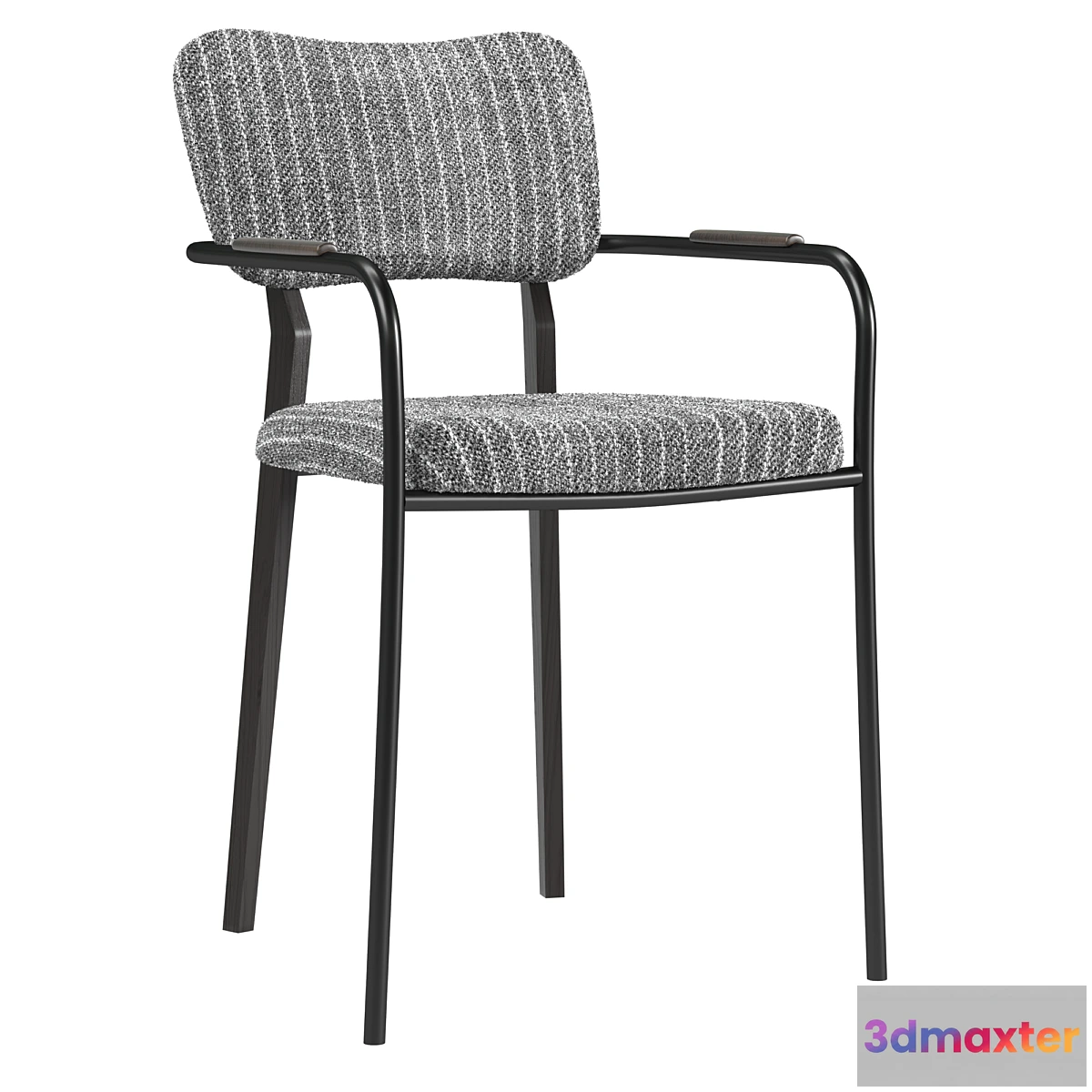 781549 - Klee Gray Bouclé Dining Chair - No.2