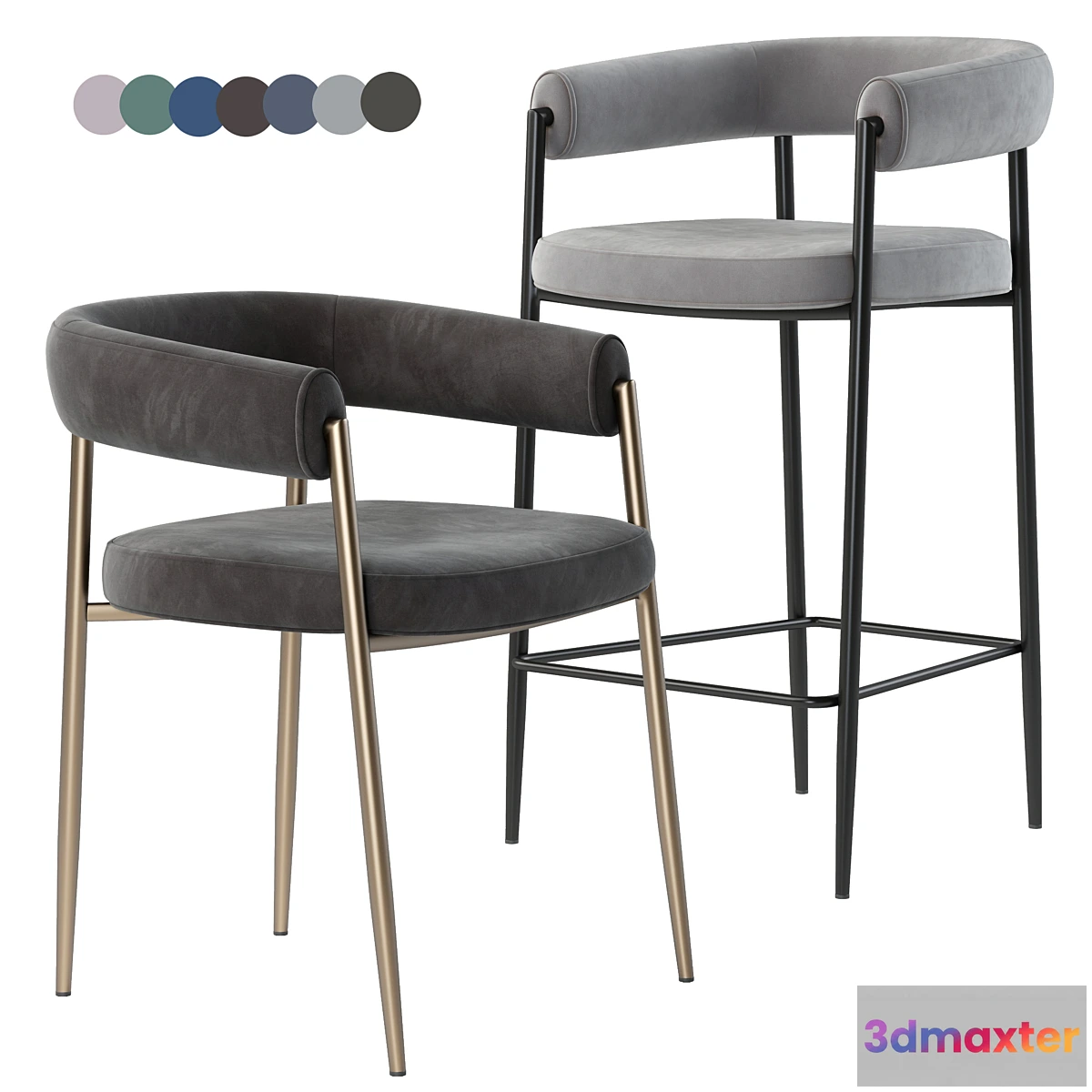 781588 - Deephouse. Bar stool Manchester - No.2