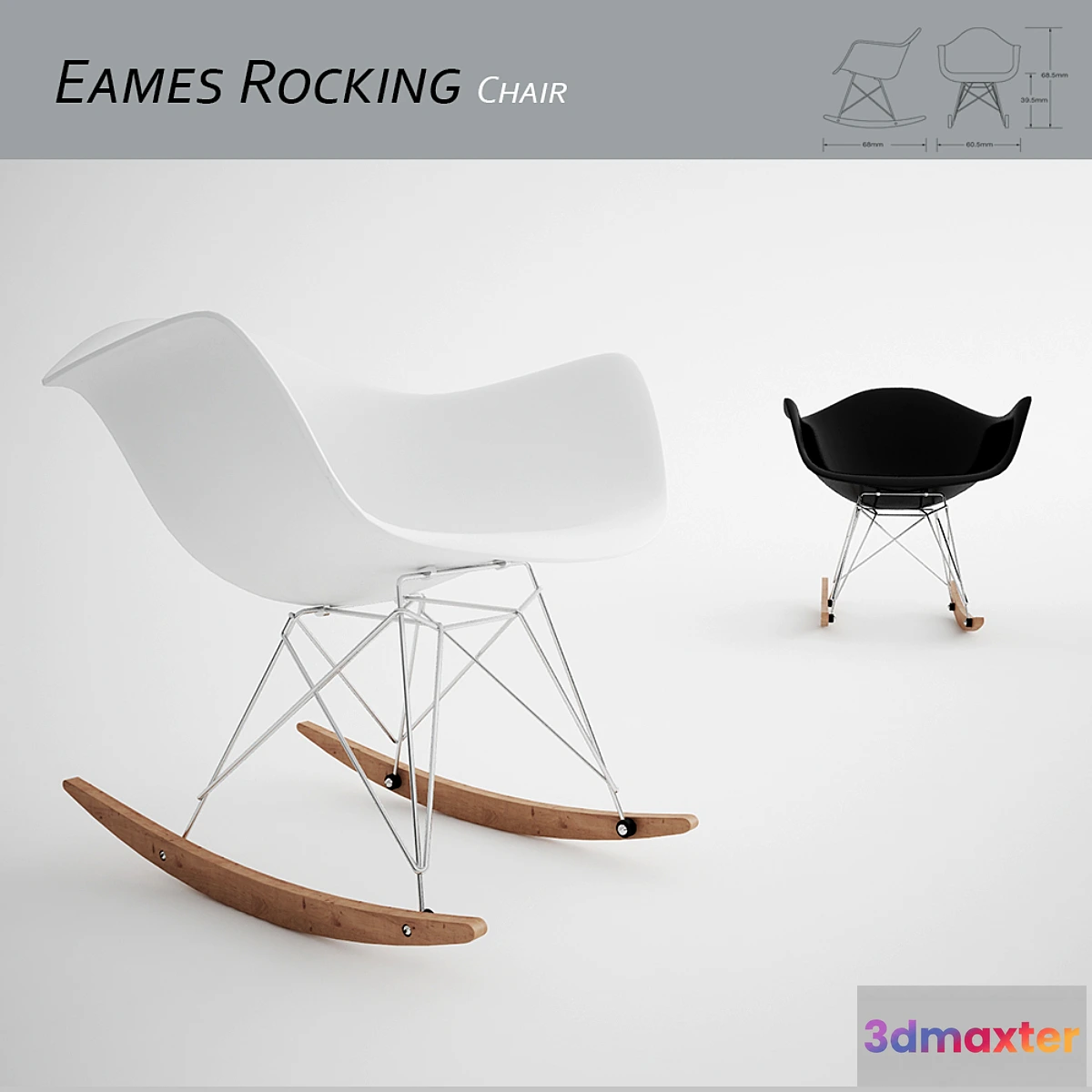 795334 - Eames Rocking Chair - No.2