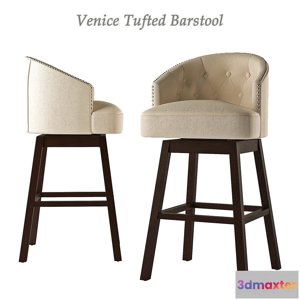 795556 - Venice Tufted Barstool - No.2