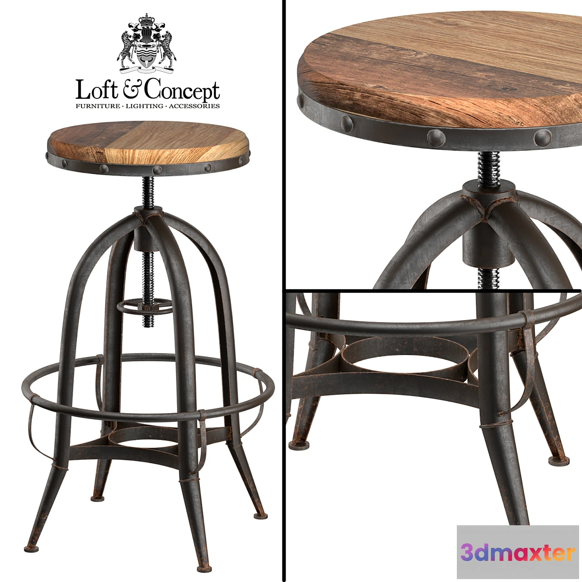 795614 - CHAIR LOFT INDUSTRIAL ROTATIVE PIN - No.3