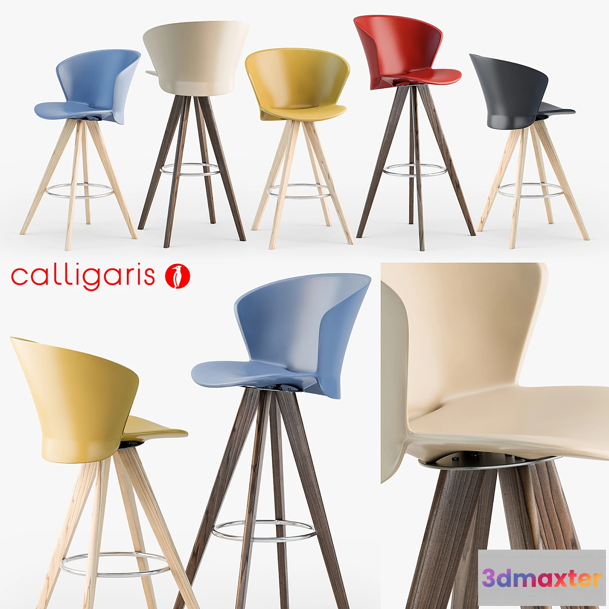 807426 - Calligaris Bahia w stool - No.2