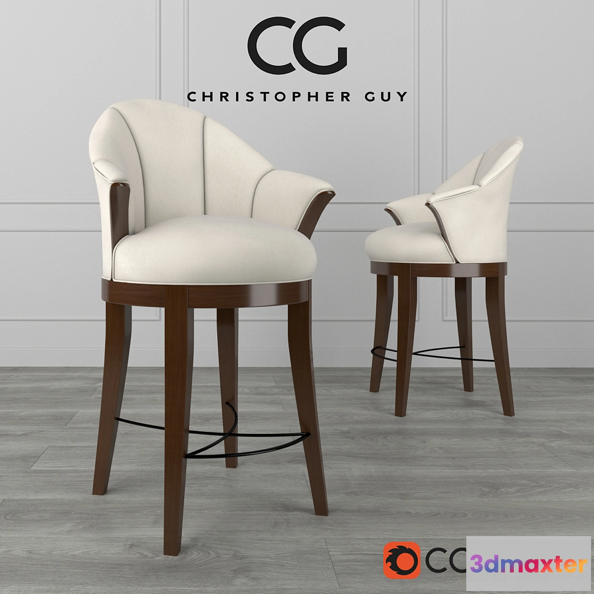 812324 - Sunset Drive Stool Christopher Guy