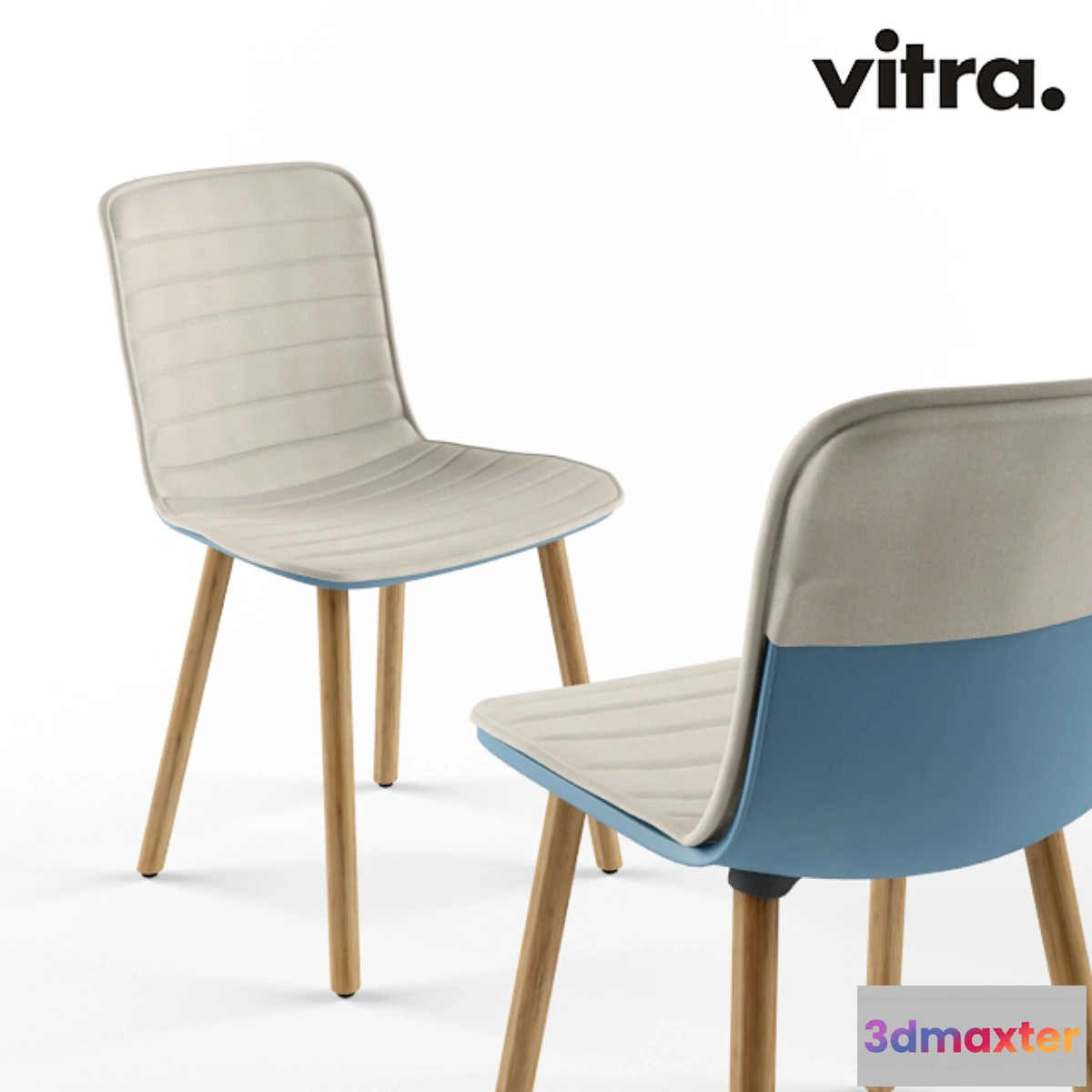 817594 - Vitra Hal Wood Chair
