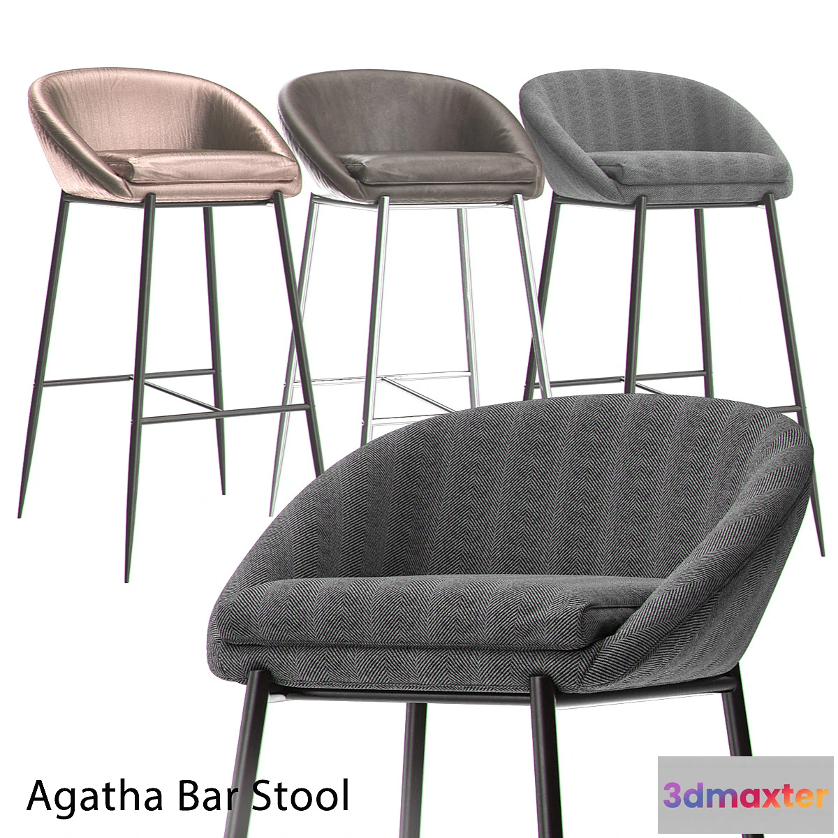 821636 - AGATHA Bar Stool - No.3