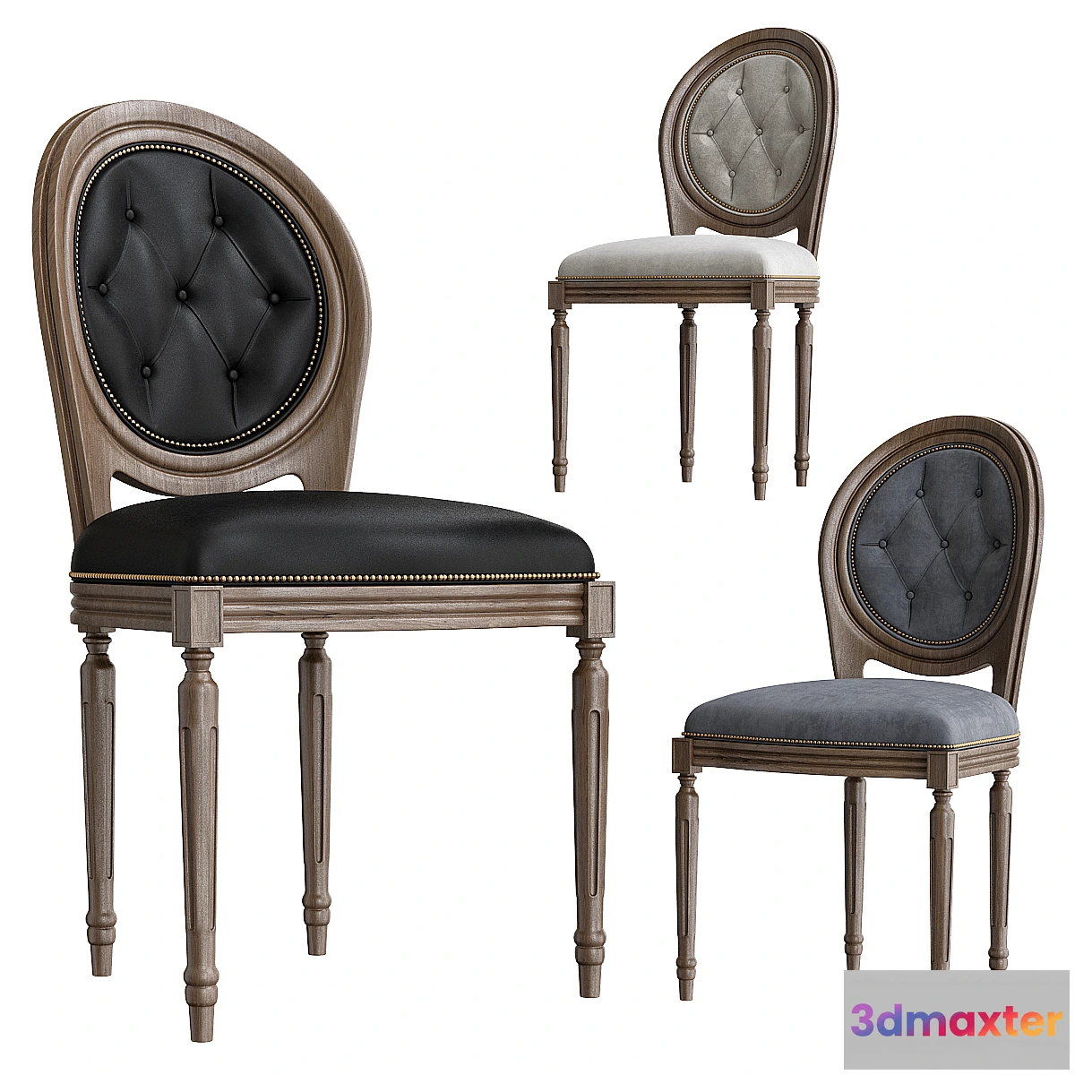 831932 - Round Back Paige Upholstered Barstool - No.3