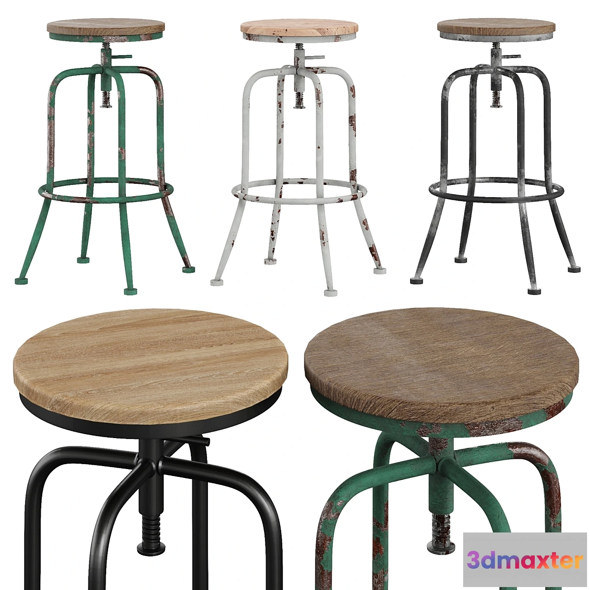 831962 - Wayfair Grundy Swivel Bar Stool - No.3