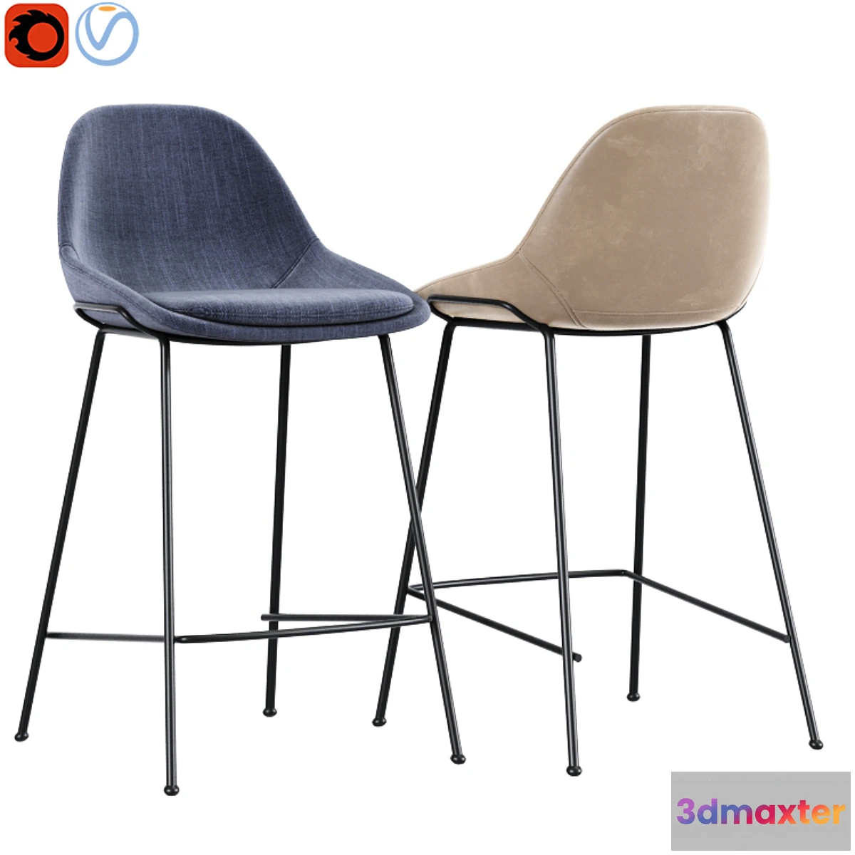 832166 - Bar & Counter Stool - No.3