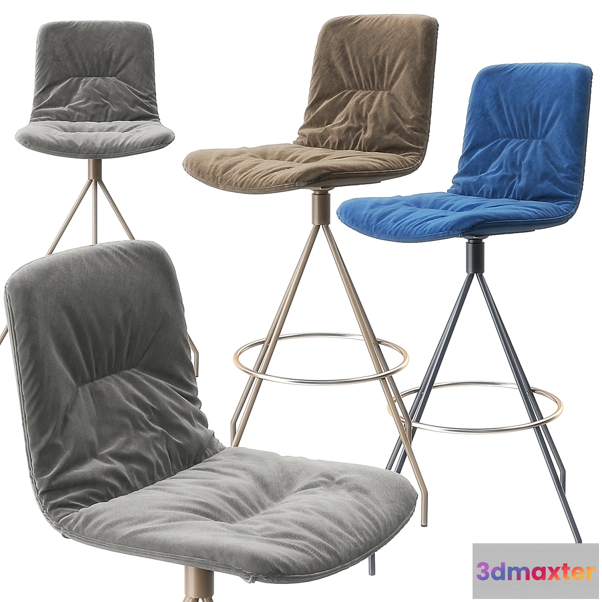 832486 - Viccarbe Klip barstool - No.4