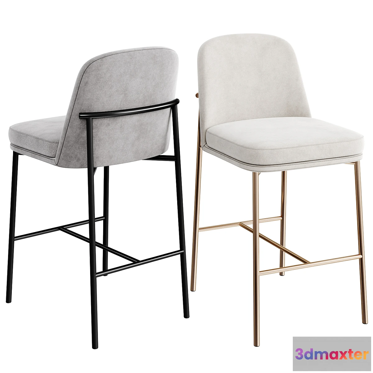 843317 - Jack Metal Frame Counter Stool - No.5