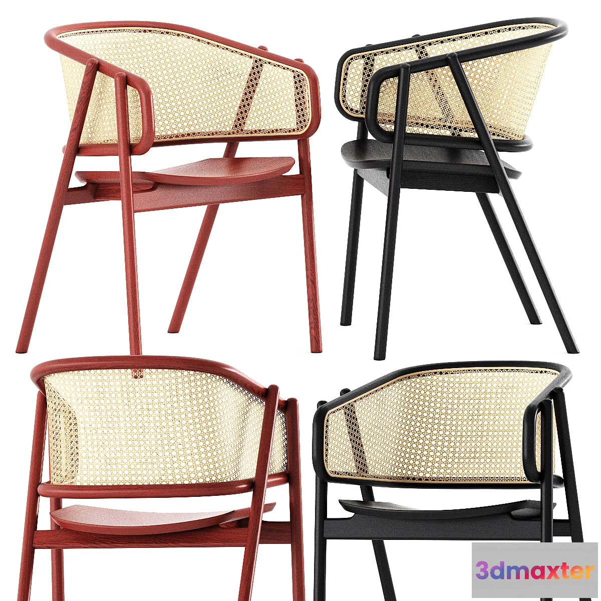 852161 - CANE ARMCHAIR - 01 - No.3