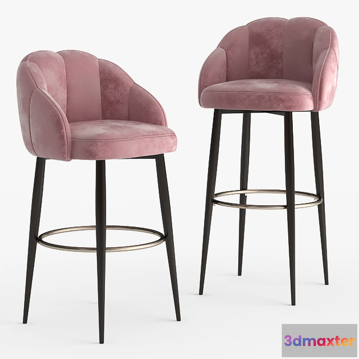 852181 - Violet Garbo Stool - No.3