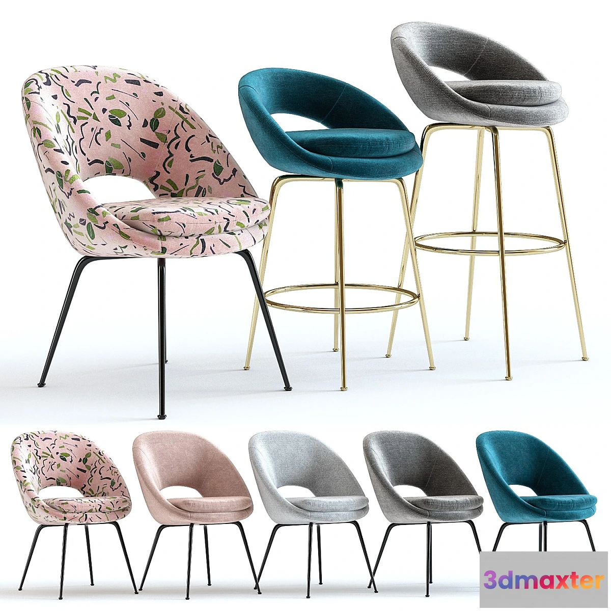 852185 - West Elm Orb Dining Chair - No.4