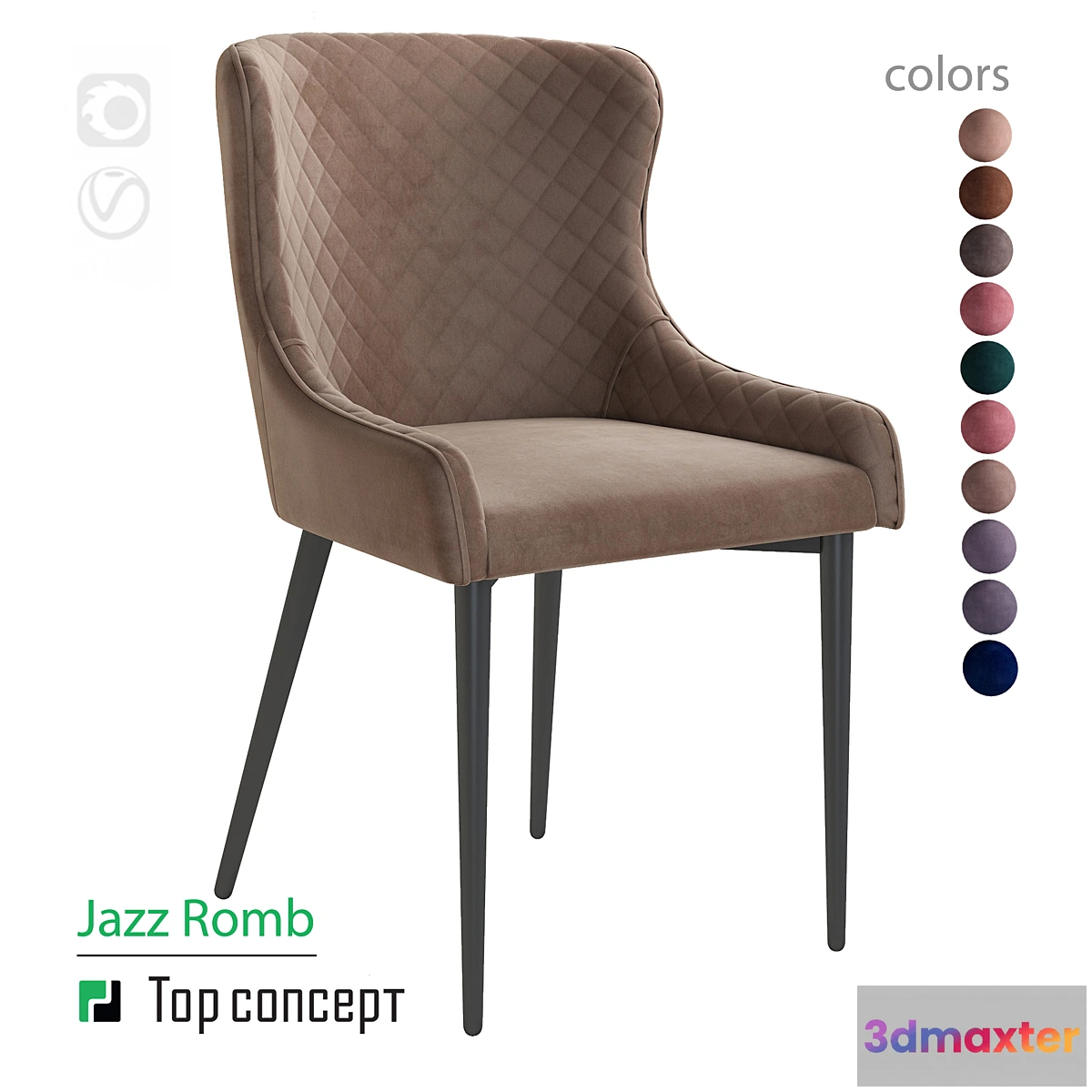 864143 - Chair JAZZ rhombus - No.4
