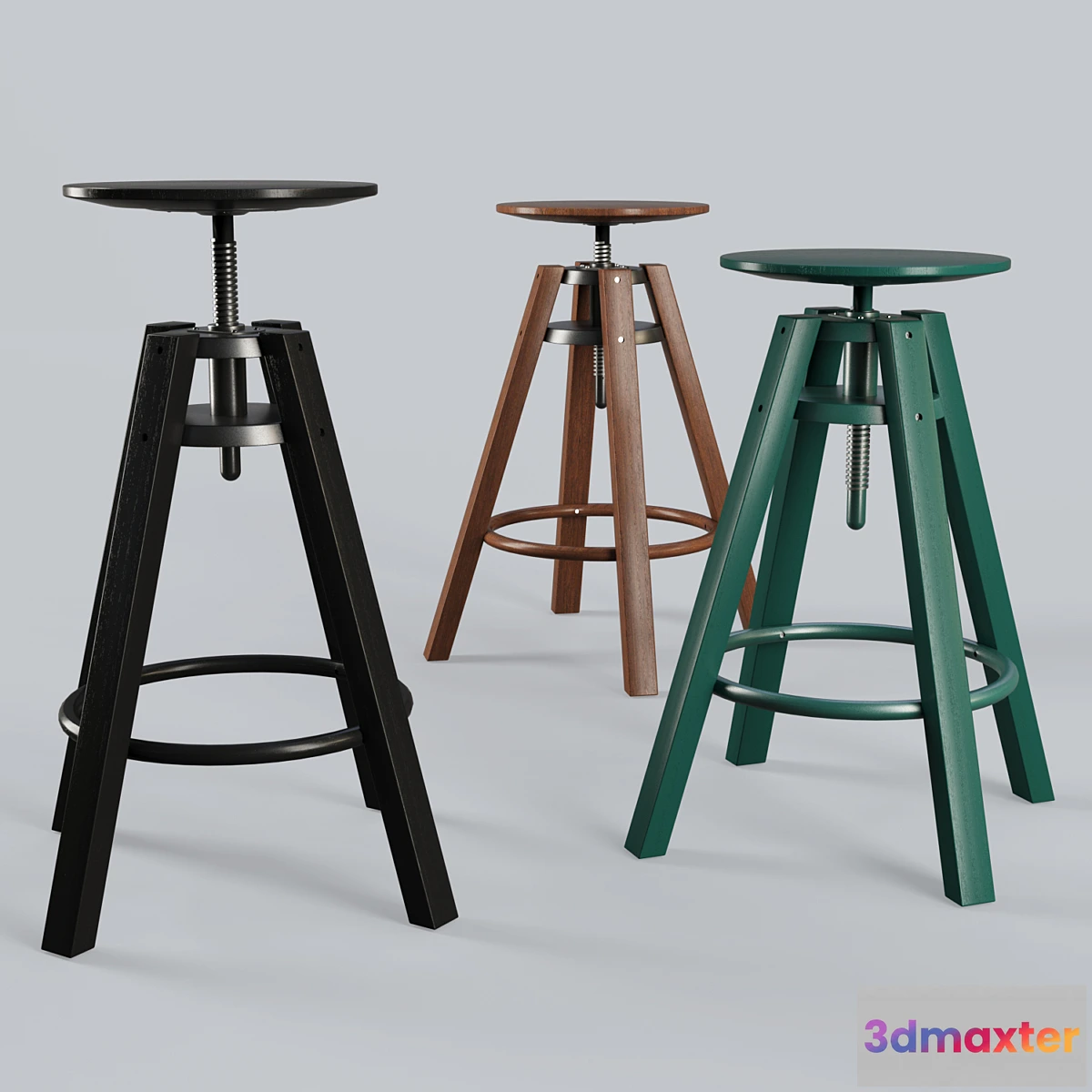 864423 - Dalfred Branded Stool - No.4