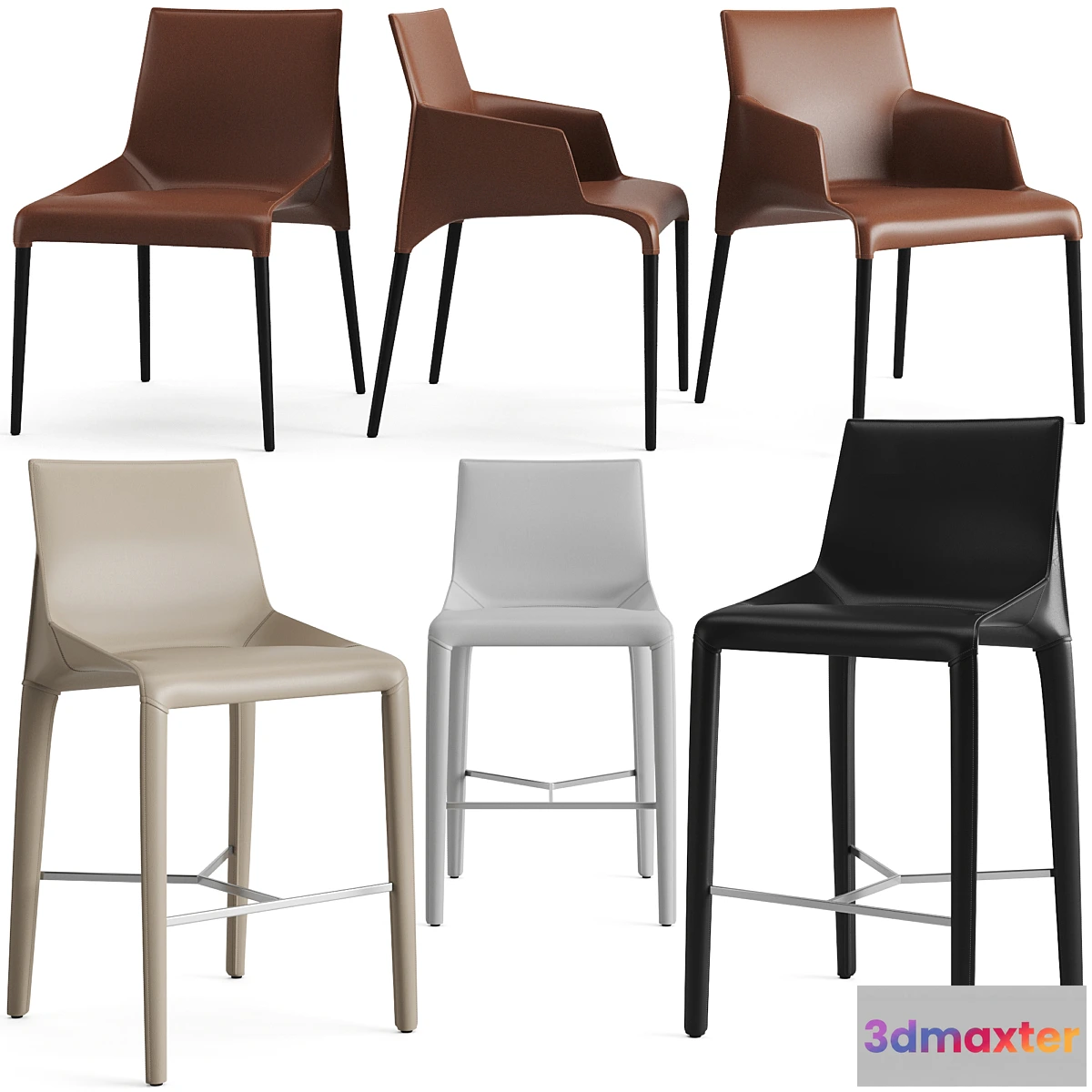 864455 - Poliform Seattle Dining Chair And Bar Stool - No.4
