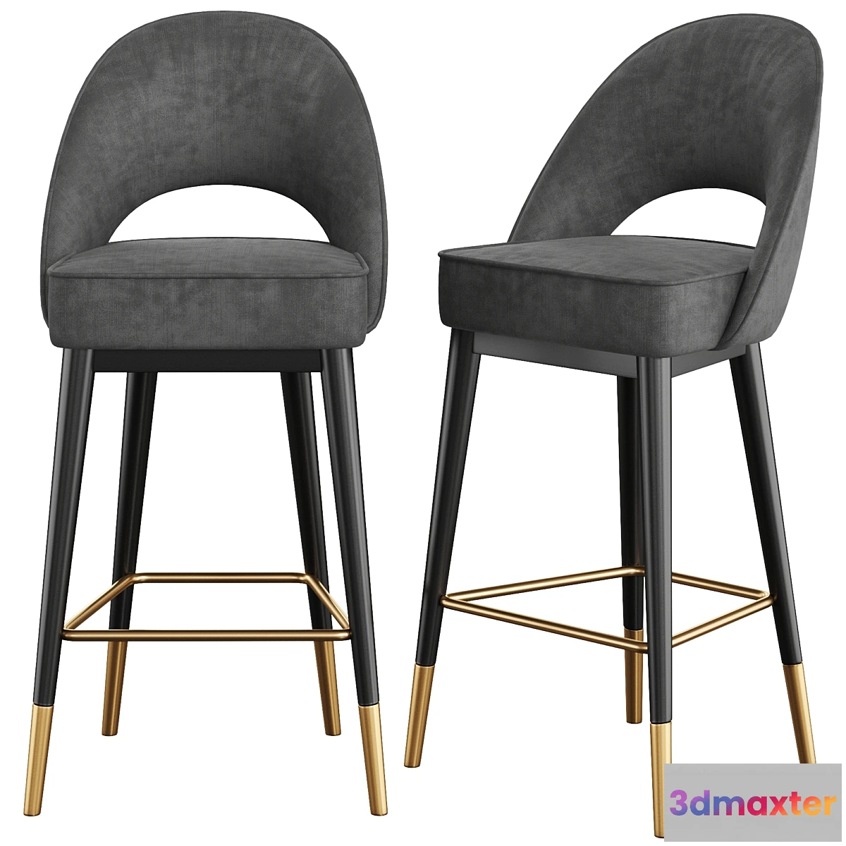 864459 - Danetti Clover Bar Stool - No.4