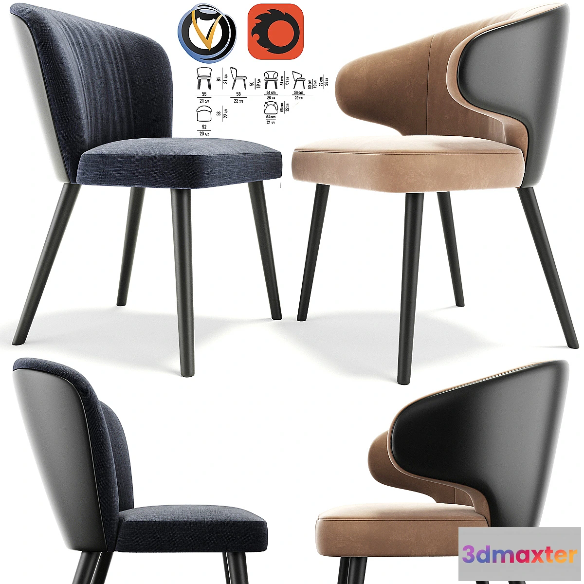 864943 - Minotti Aston Chair - No.4