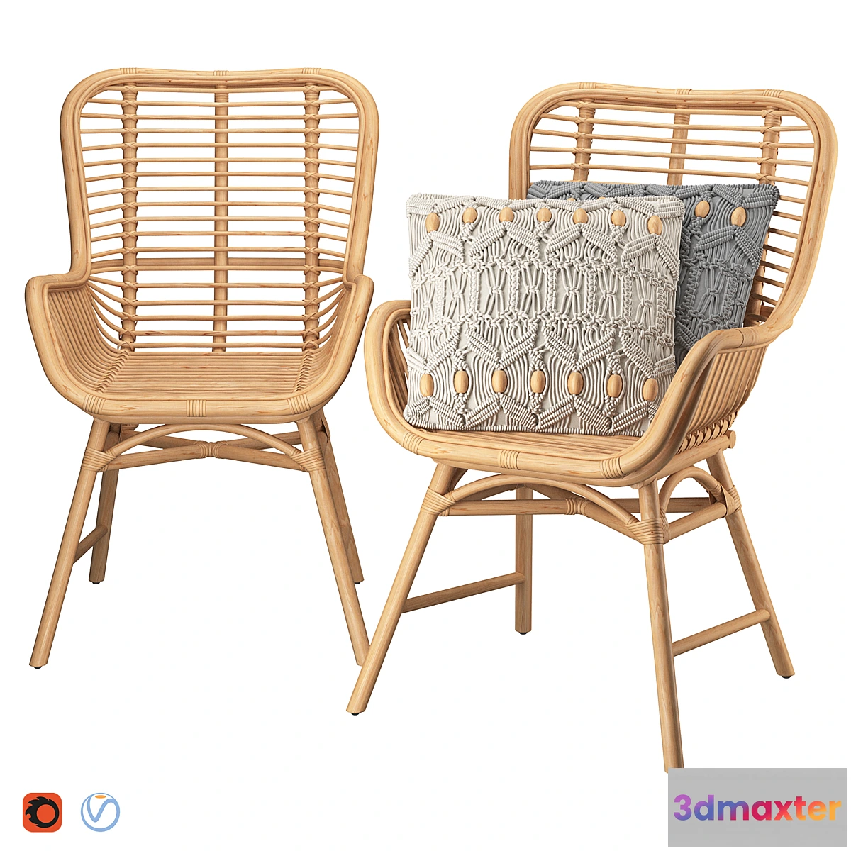 864977 - Rattan Accent Chair - No.5