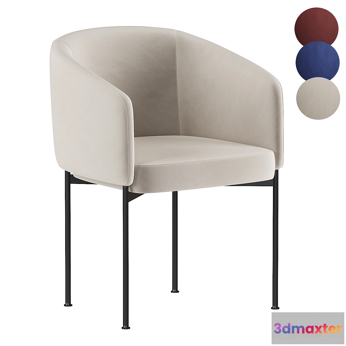 865043 - Bonnet dining chair by Adea - No.4