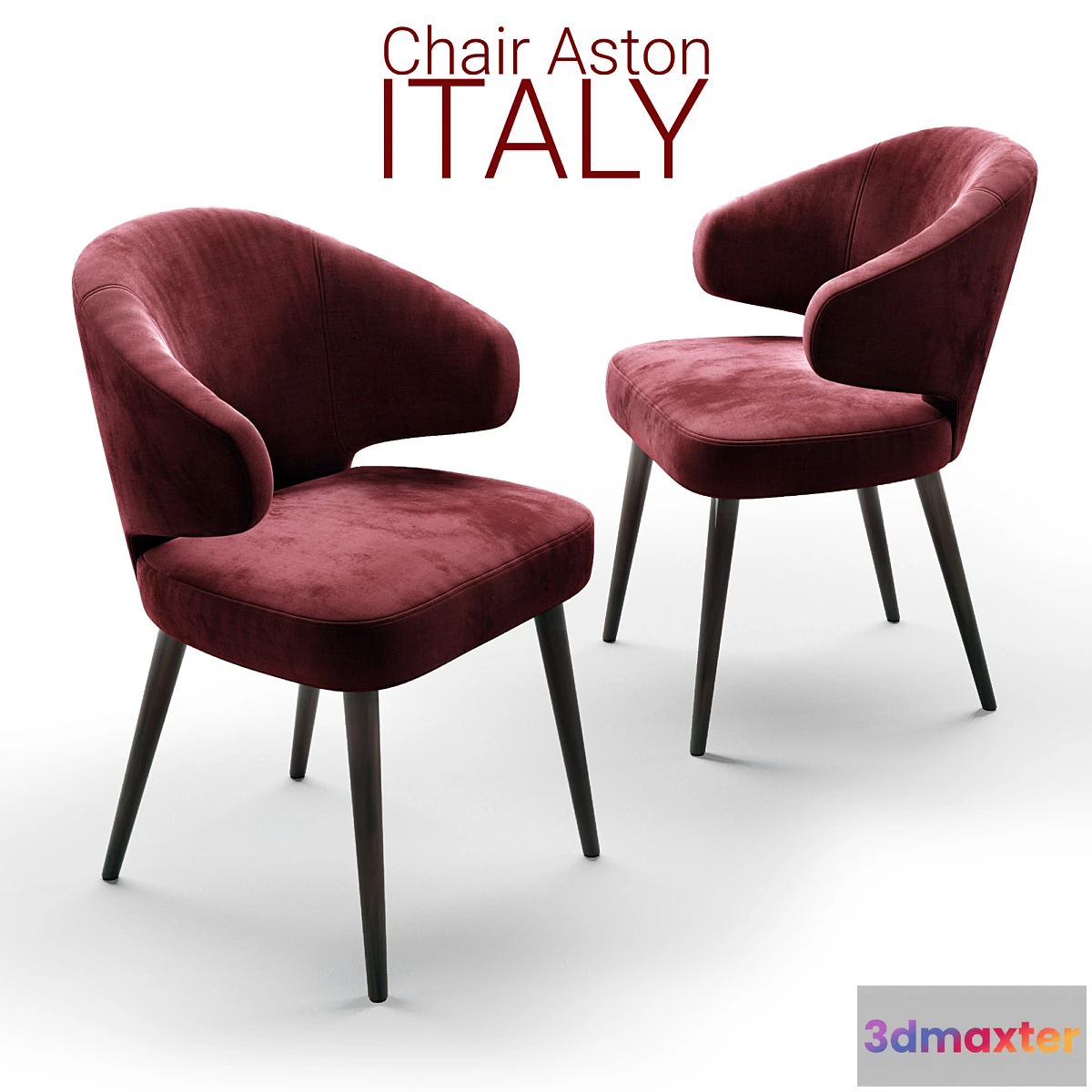 881168 - Chair Minotti Aston RED - No.5