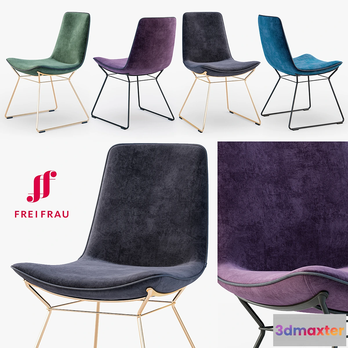 893954 - Freifrau Amelie chair basic wire frame - No.5