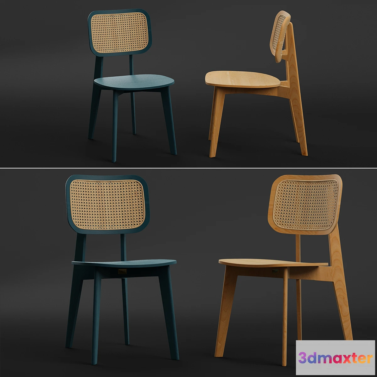 894254 - CANE DINING CHAIR
