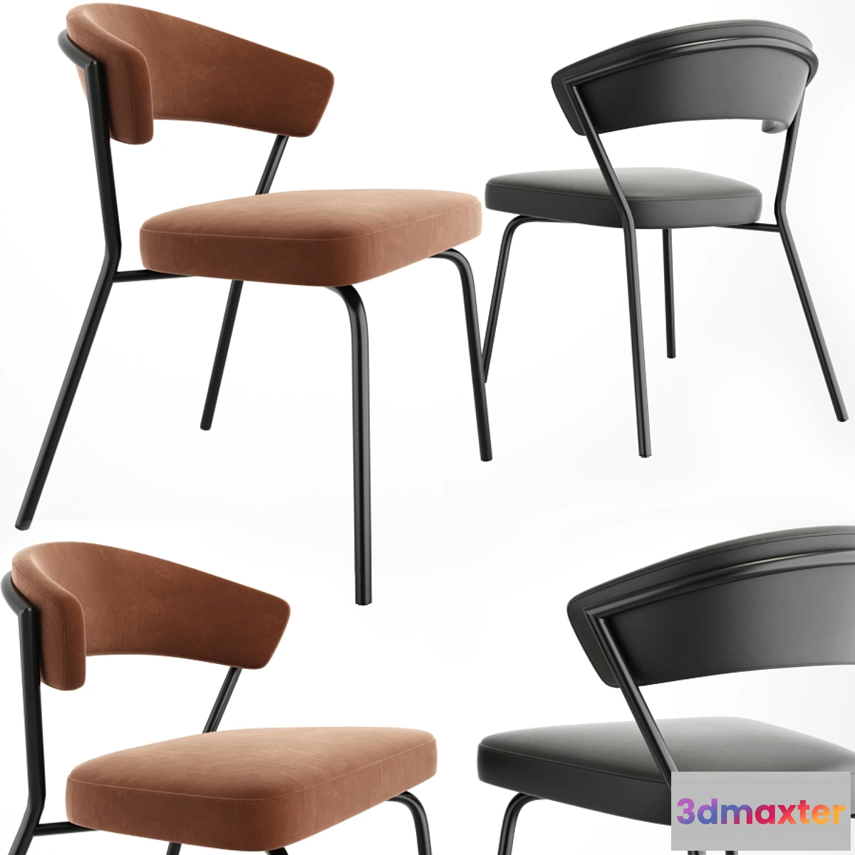 894268 - Leatherette Stacking Modern Dining Chair EStyle 771