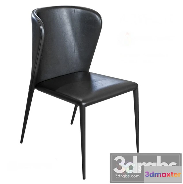 945136 - Arthur Leather Black Chair