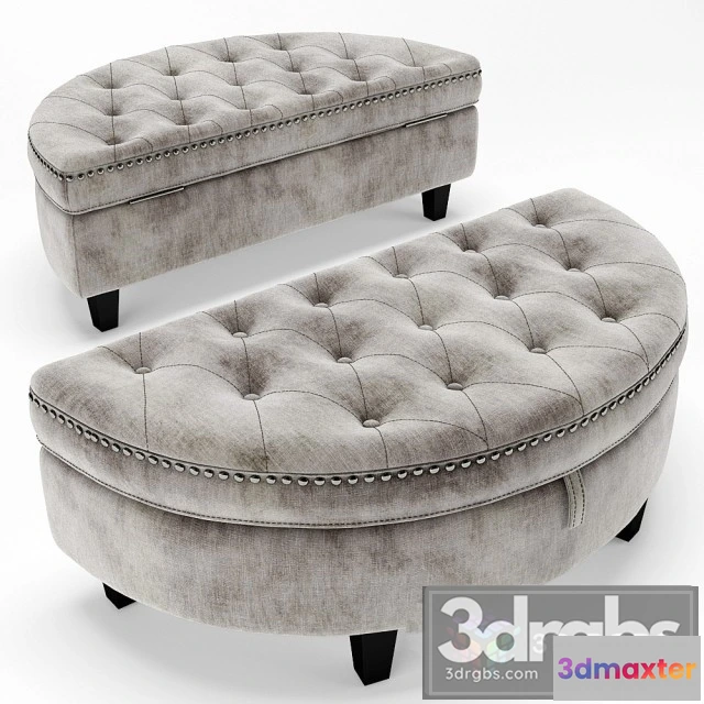 945272 - Baldy Tufted Storage Ottoman