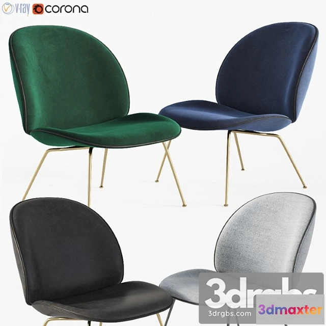 945568 - Beetle Lounge Chair Gubi 4