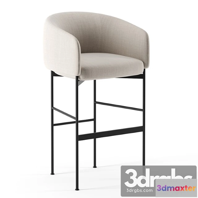 945750 - Bonnet Bar Chair By Adea