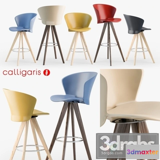 945888 - Calligaris Bahia W Bar Stool
