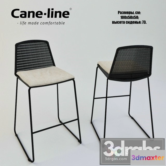 945958 - Cane Line Breeze Bar Chair