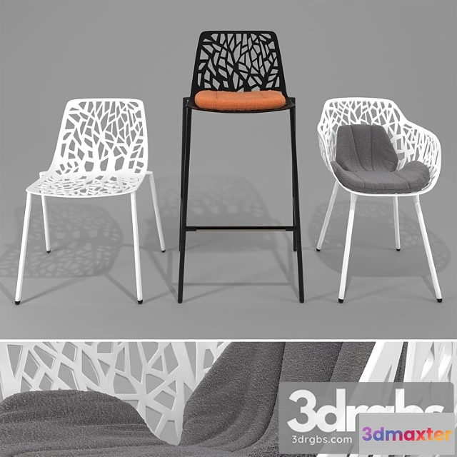 946444 - Chairs forest abc 2