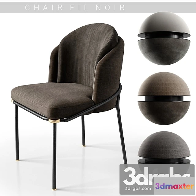 946454 - Chairs Minotti Fil Noir