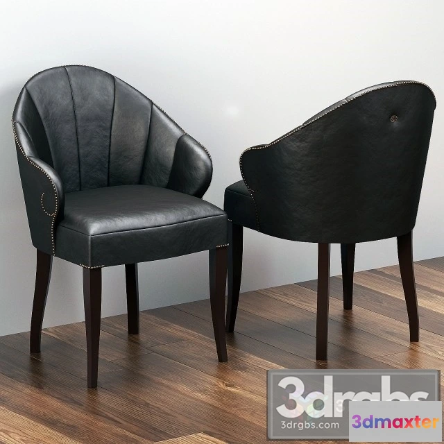 946580 - Cloves S07 Leather Black Chair