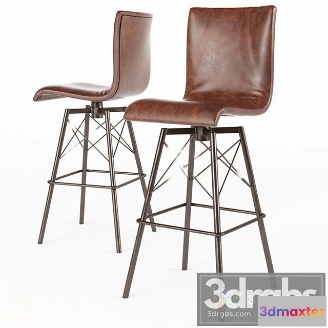 946736 - Crenshaw Leather Bar Stool